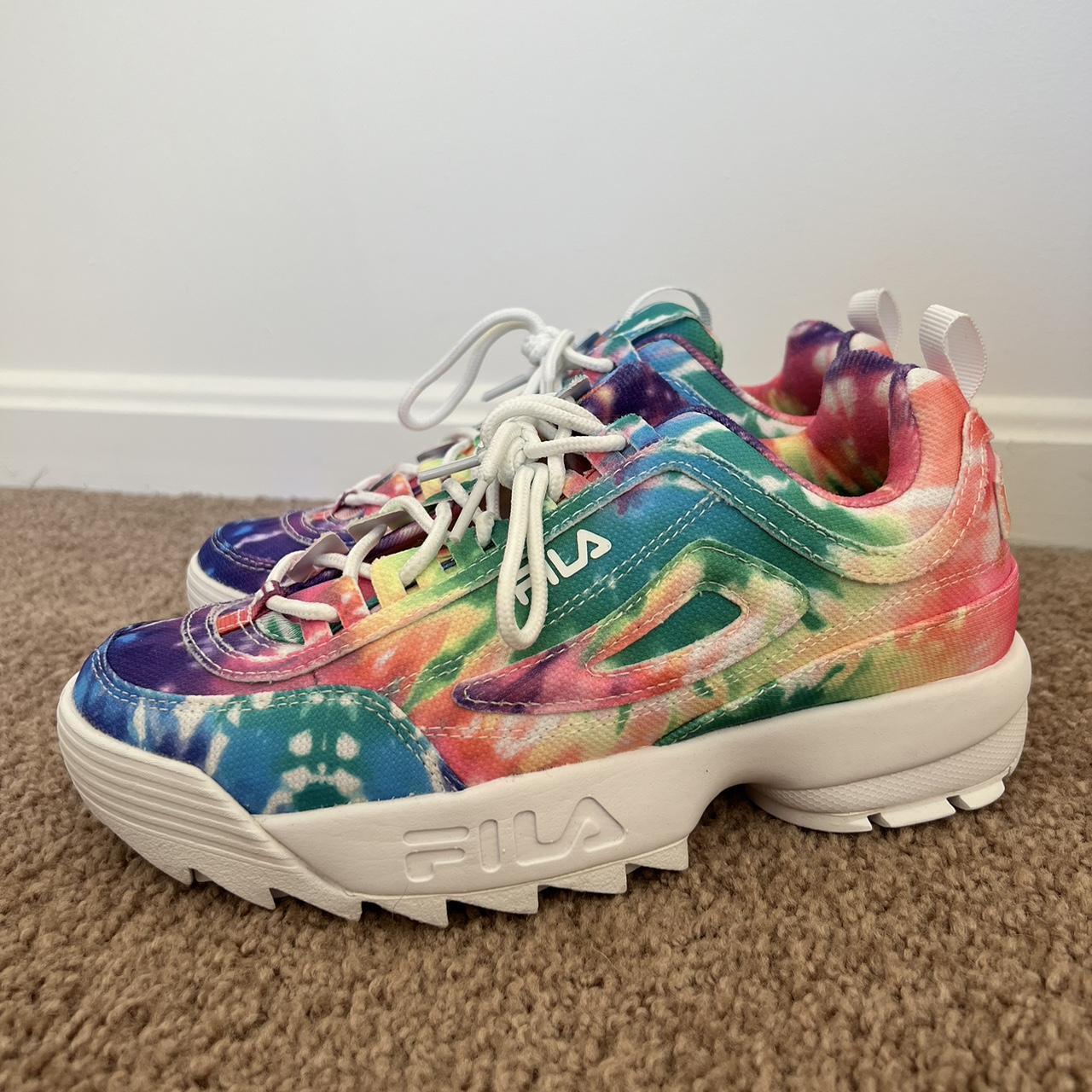 Fila multi disruptor ii tie hot sale dye trainers