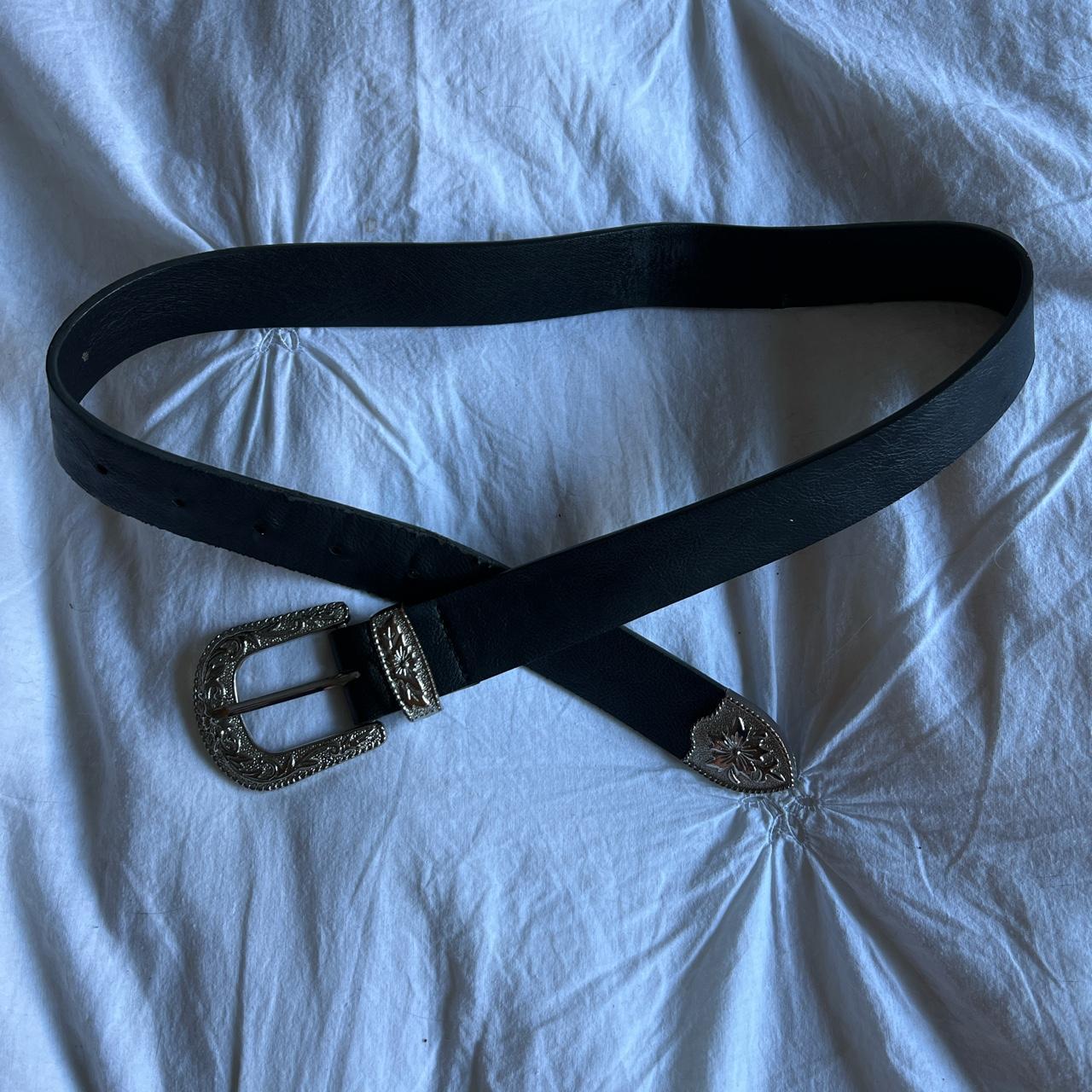 Women's Black Belt Depop