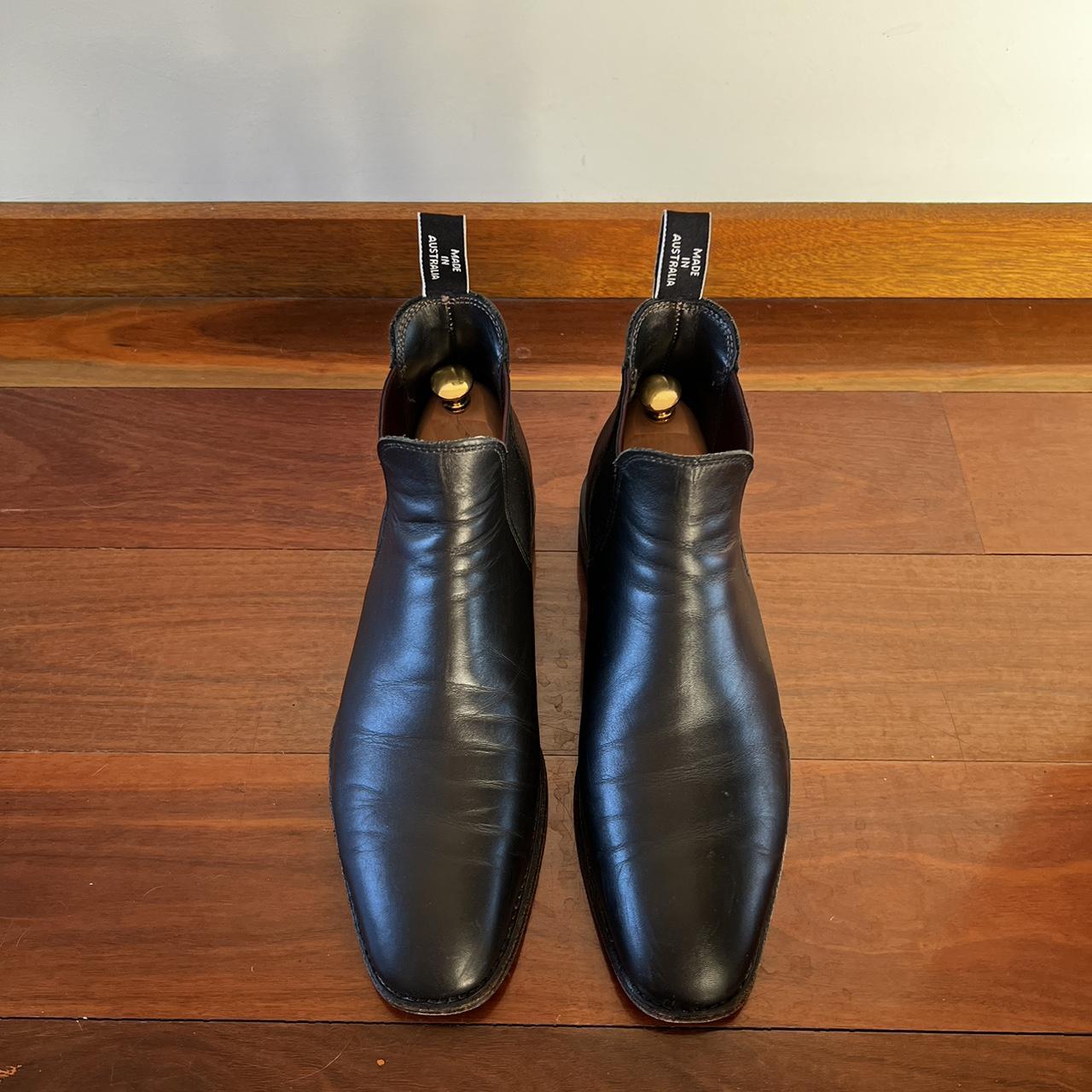 RM Williams Sydney Boots Black leather... - Depop