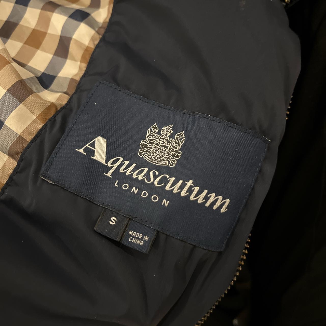 Aquascutum emmett 2025 quilted jacket navy