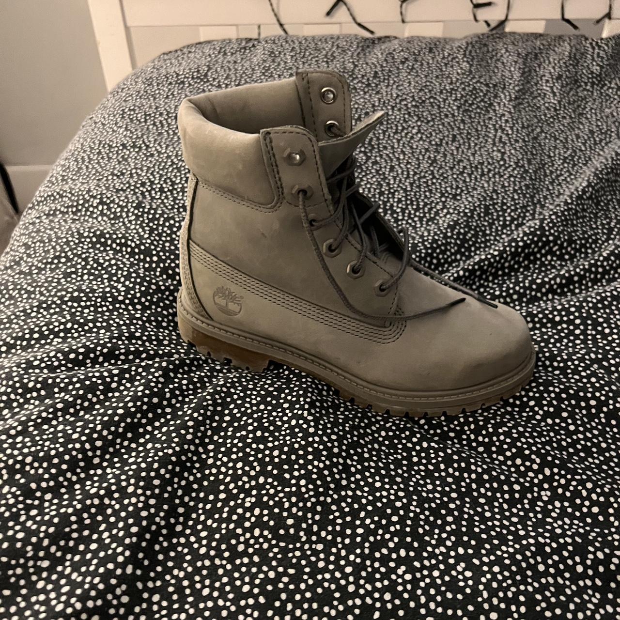 timberland grey sneaker boots