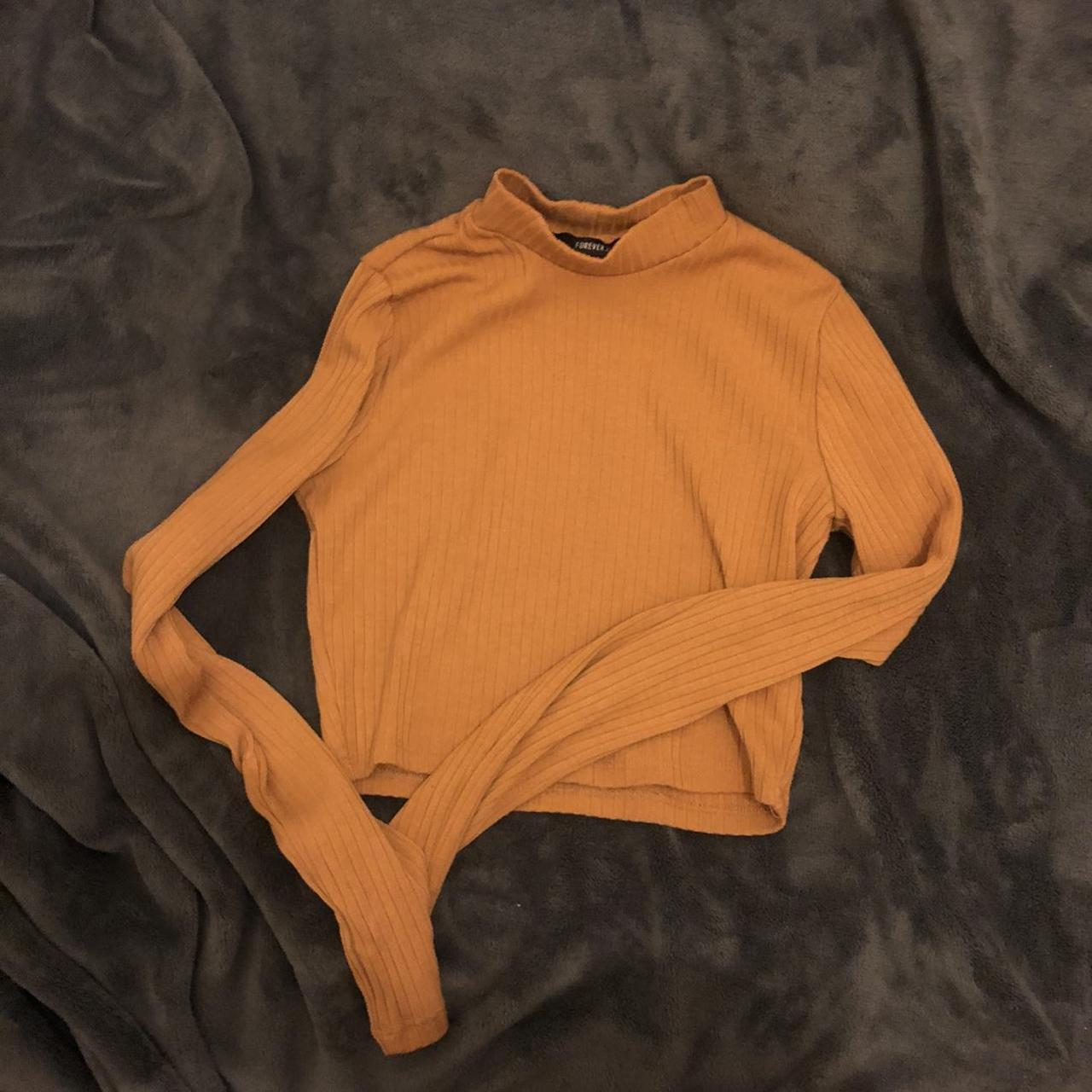 Forever 21 Women's Yellow Croptop Depop