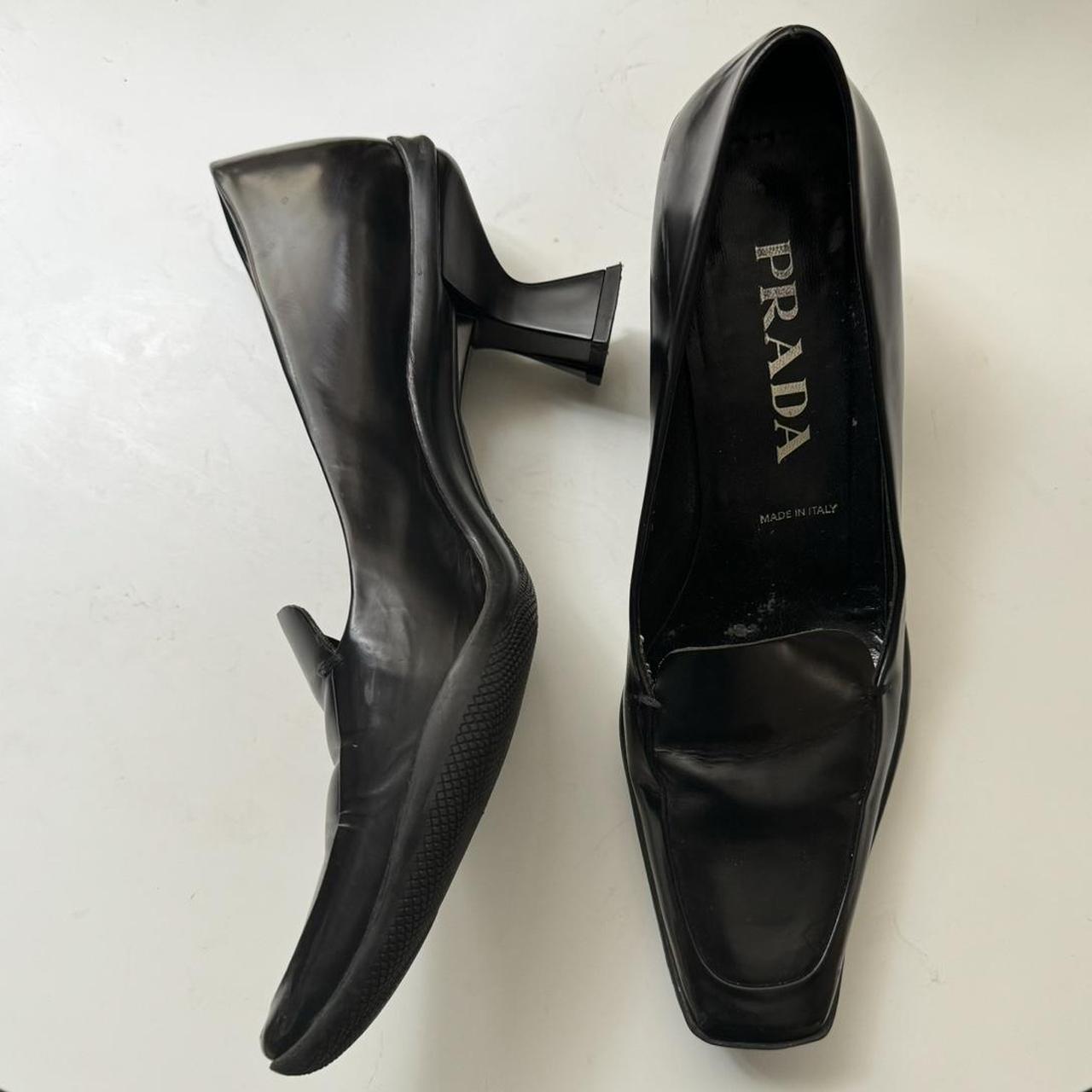 archive prada square toe leather shoes - 靴nmcstore