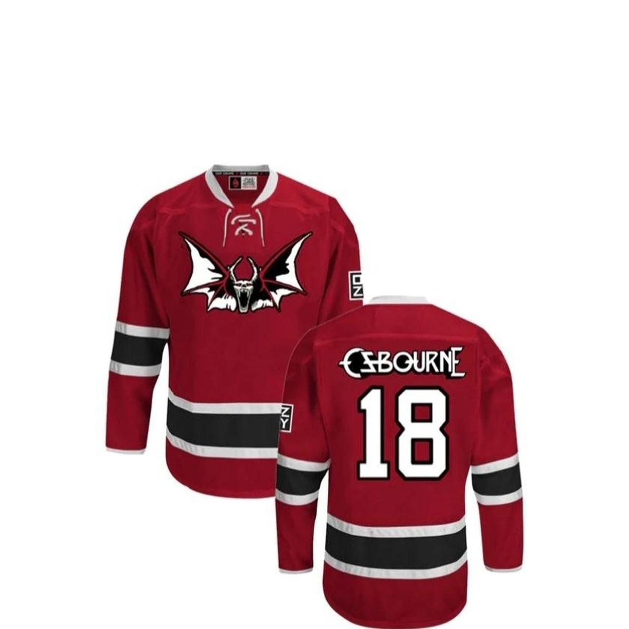 The Ozzy Osbourne 'SOTD Hockey Jersey '18' features | Depop