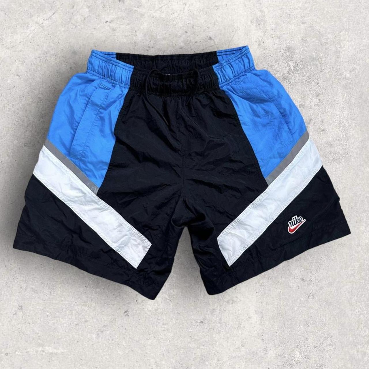 Nike Men's Black and Blue Shorts