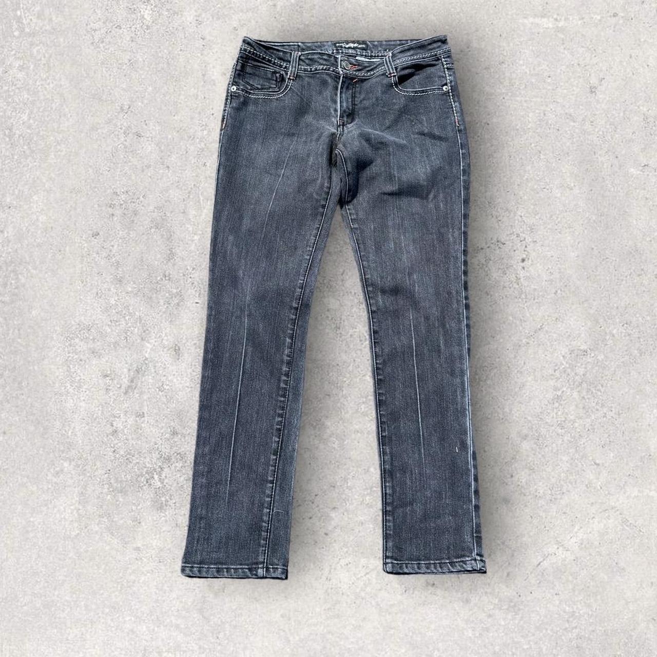 y2k gray wash denim southpole jeans size 13 30 inch... - Depop