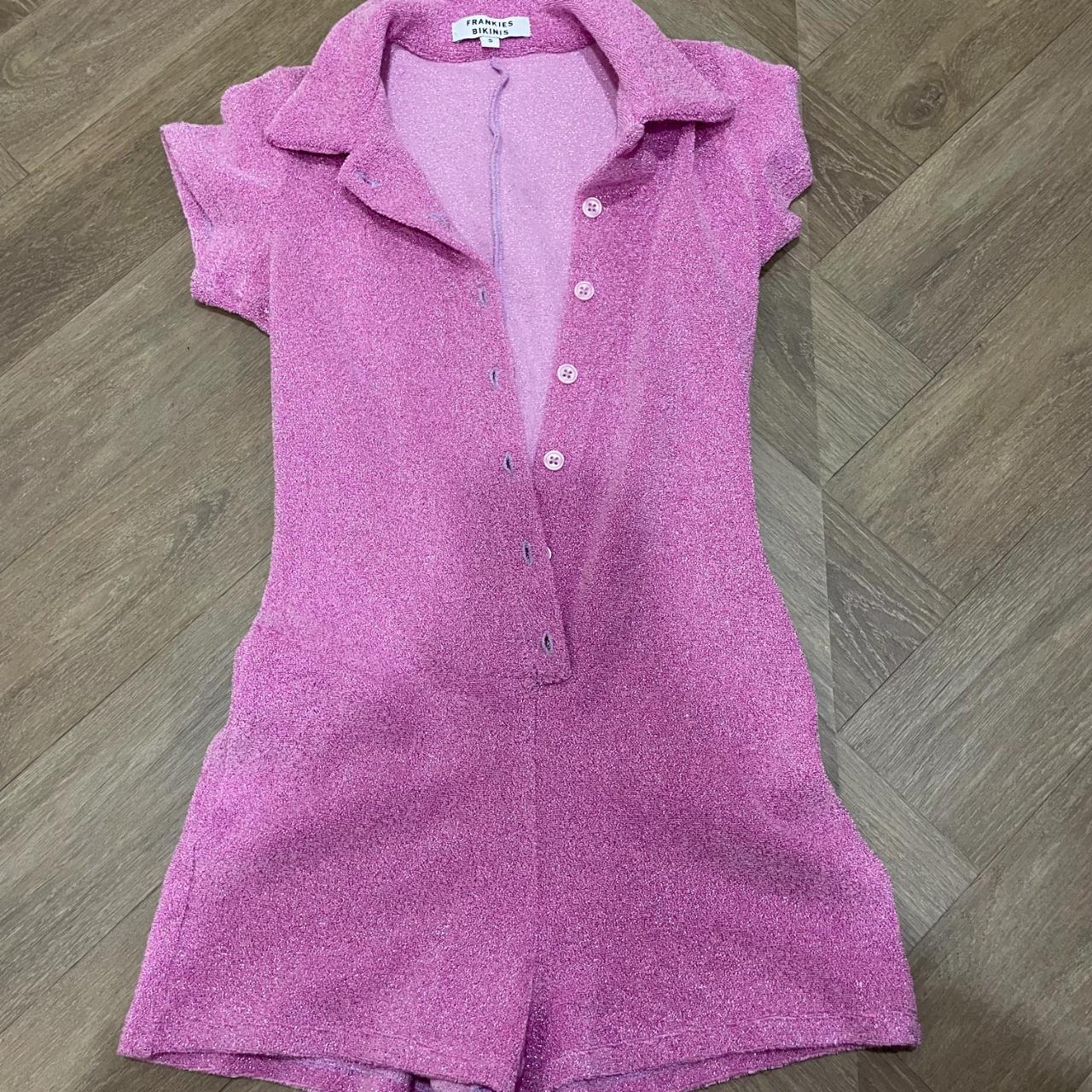 FRANKIES BIKINIS ROSE TERRY ROMPER Out of Stock Depop