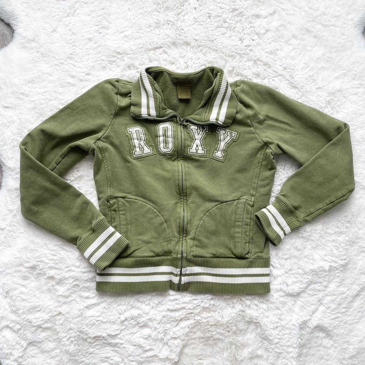 Roxy army green outlet jacket