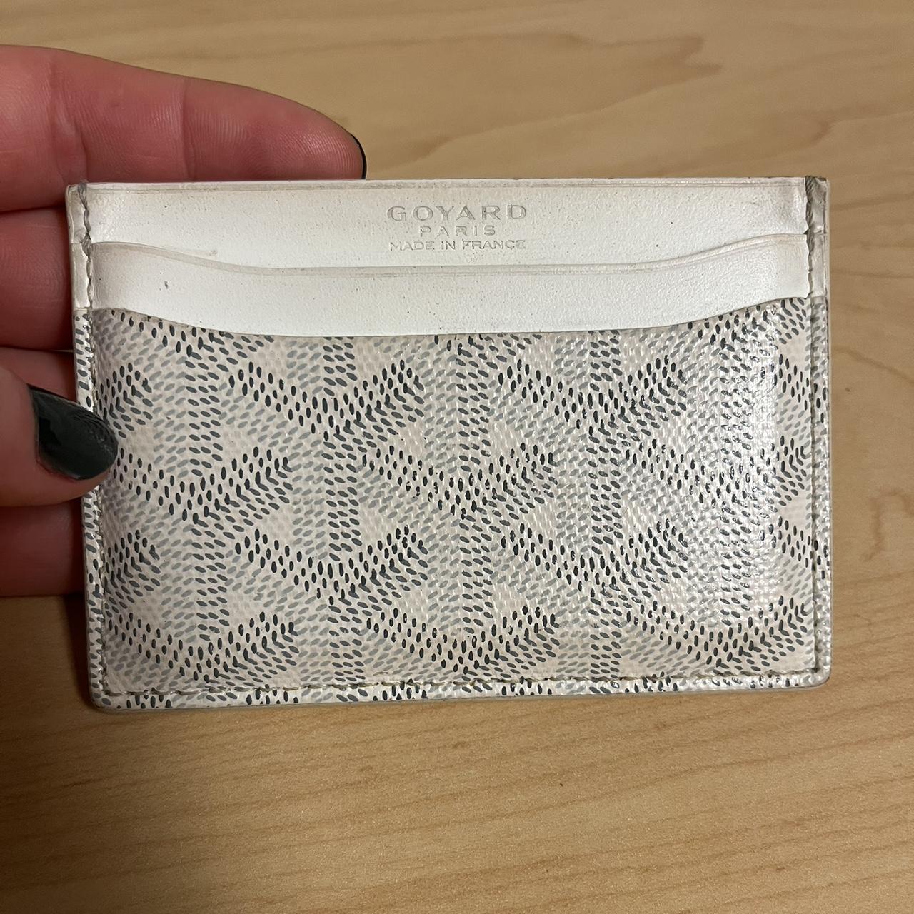 goyard wallet white