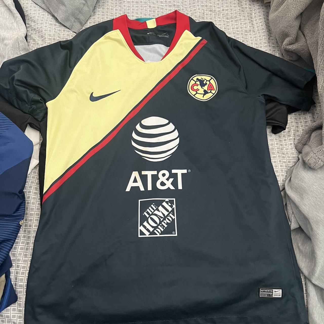 2018 Club America jersey Has stain on AT&T logo - Depop