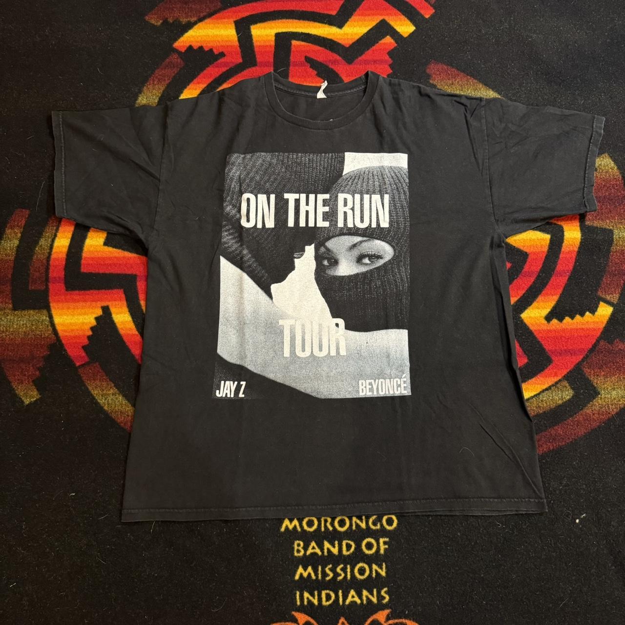 JAY-Z BEYONCE ON THE RUN ツアーTシャツ JAY Z +BEYONCEビヨンセON THE RUN TOUR T サイズM JAY-Z BEYONCE ON