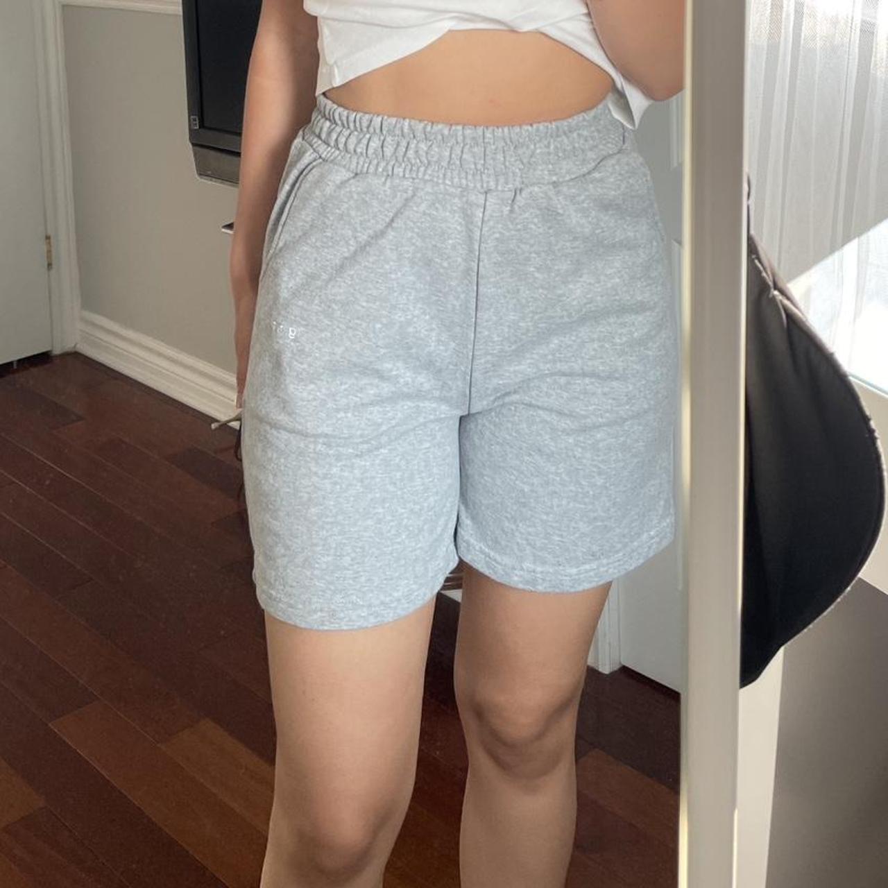 staple grey shorts