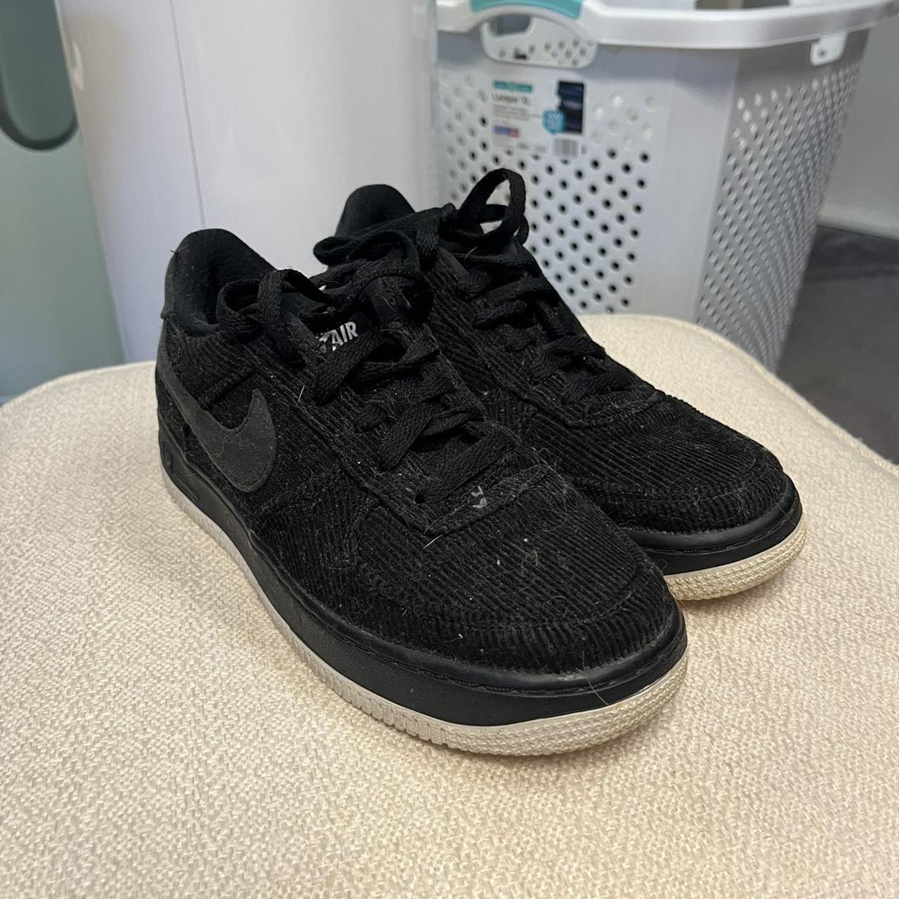 Nike black suede trainers womens sale