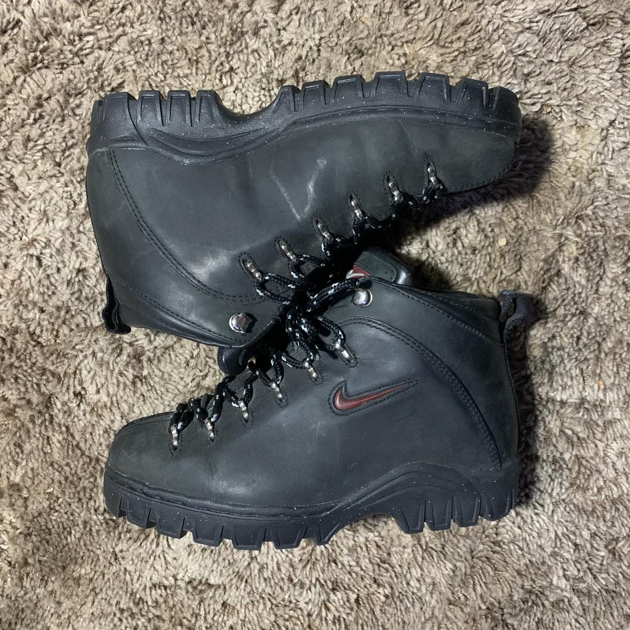 Nike Acg Women S Black Boots Depop