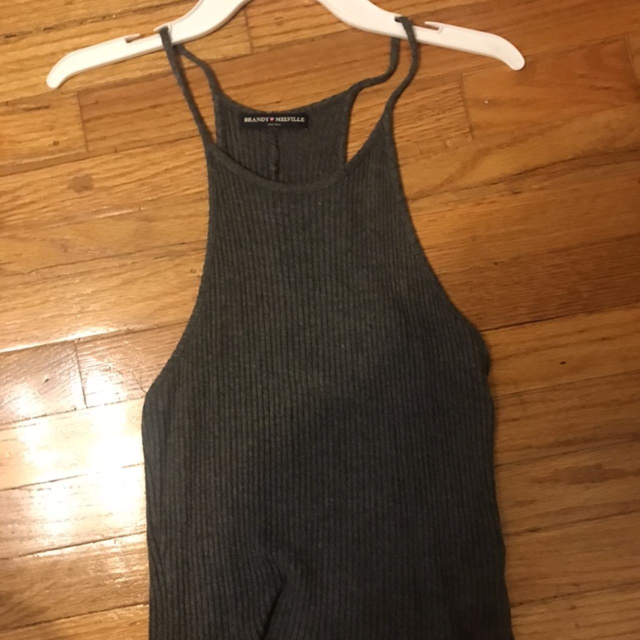 Brandy Melville Women's Tank top Grey One size – Brandy