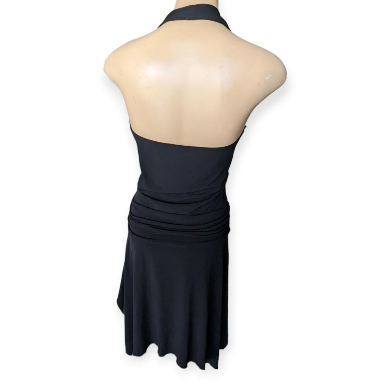 Y2K Halter Slip Dress Mini length Slinky stretch... Depop