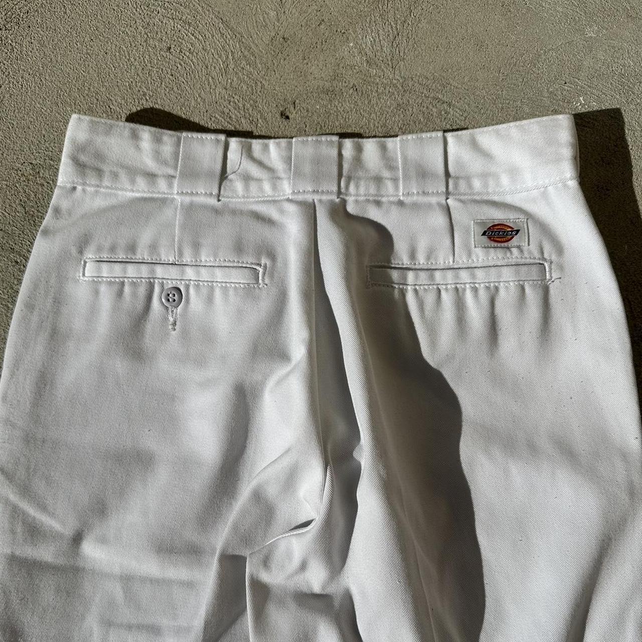 Dickies x urban outfitters white cropped pants Size... Depop