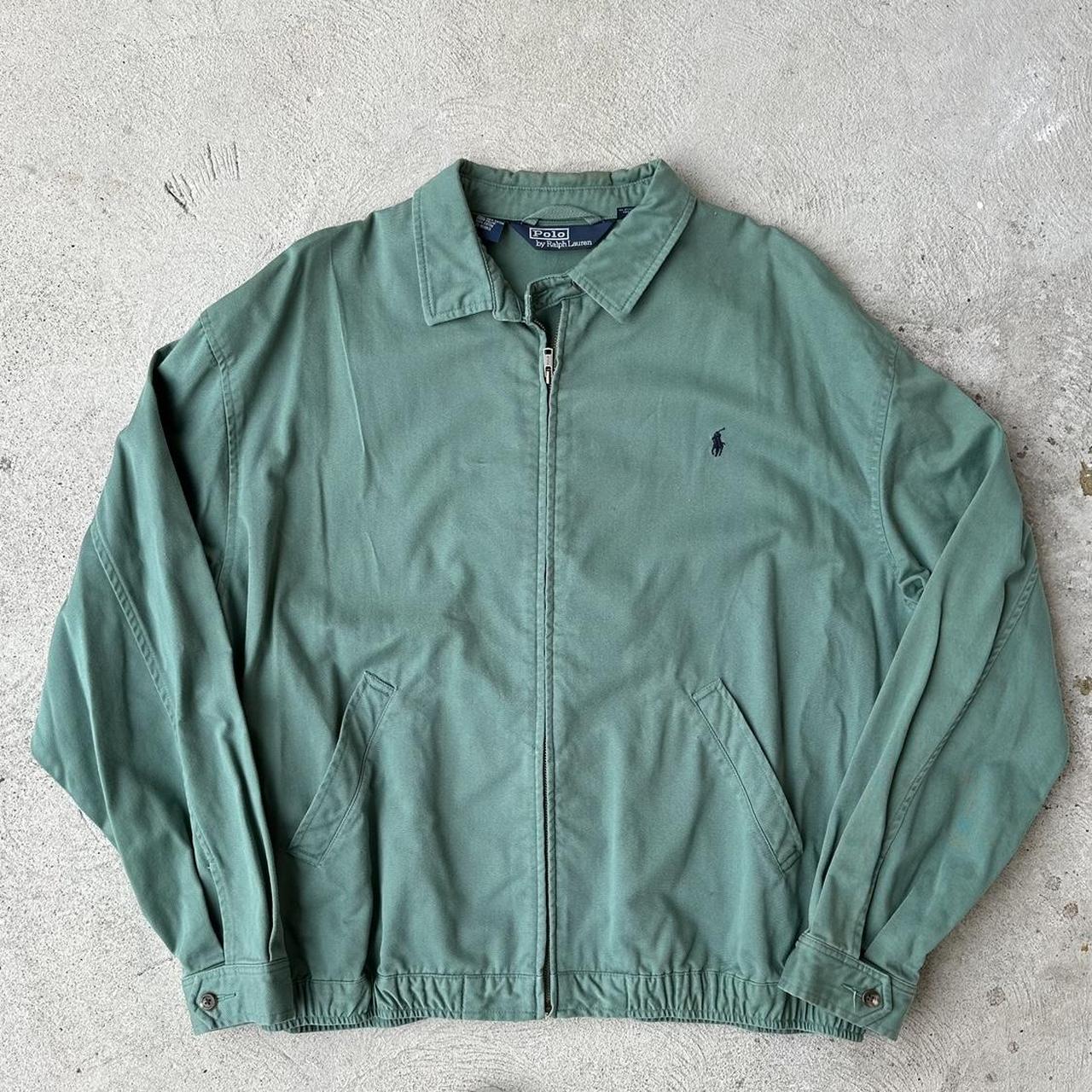 Polo Ralph Lauren Men's Green Jacket | Depop