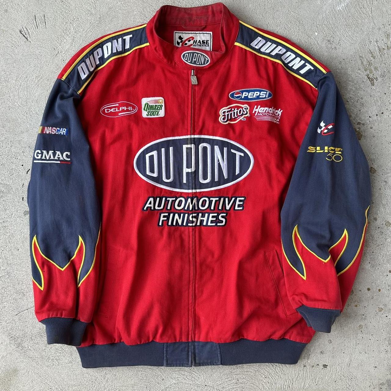 Vintage Chase Authentics NASCAR DuPont flame racing... - Depop