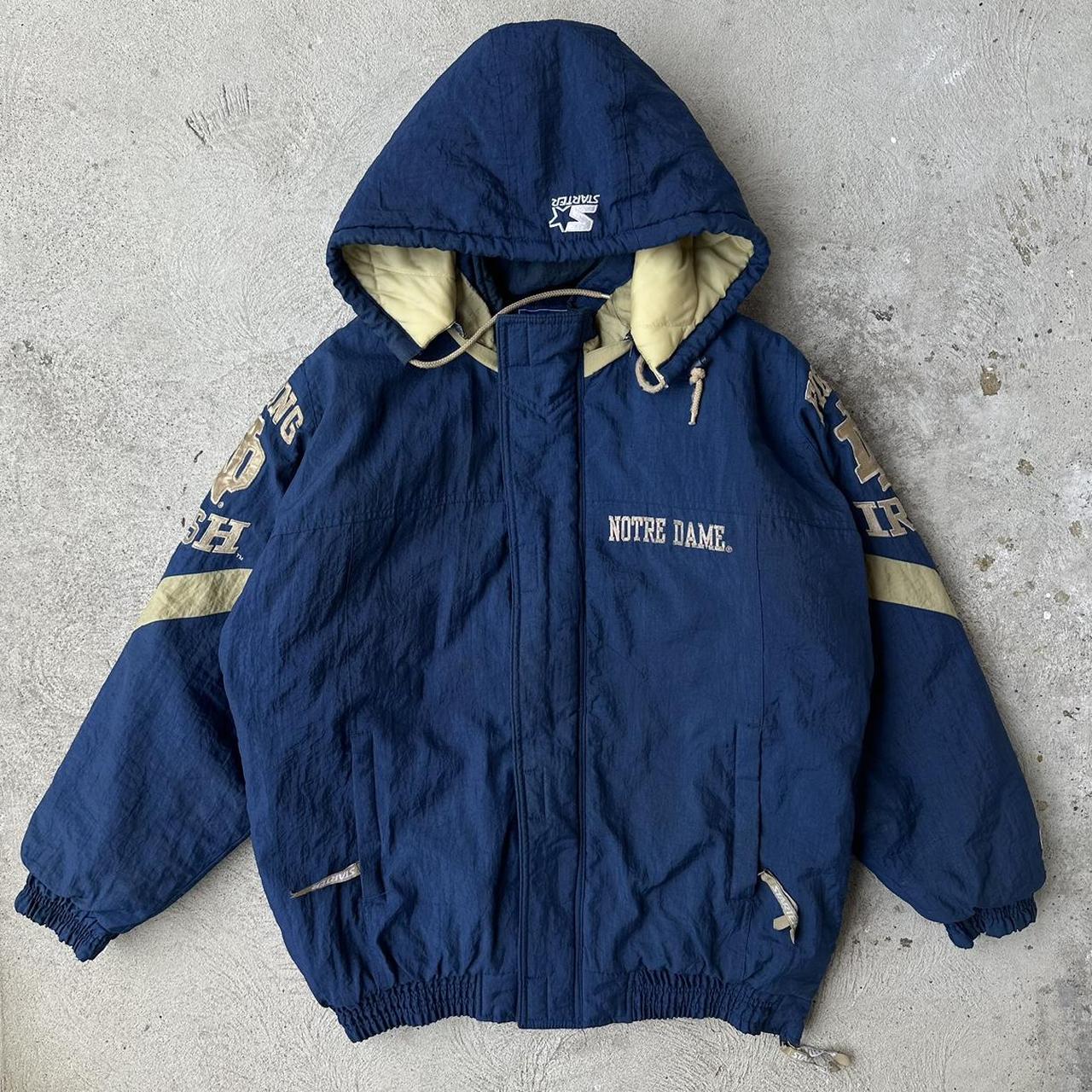 Vintage 90’s Starter University of Notre Dame... - Depop