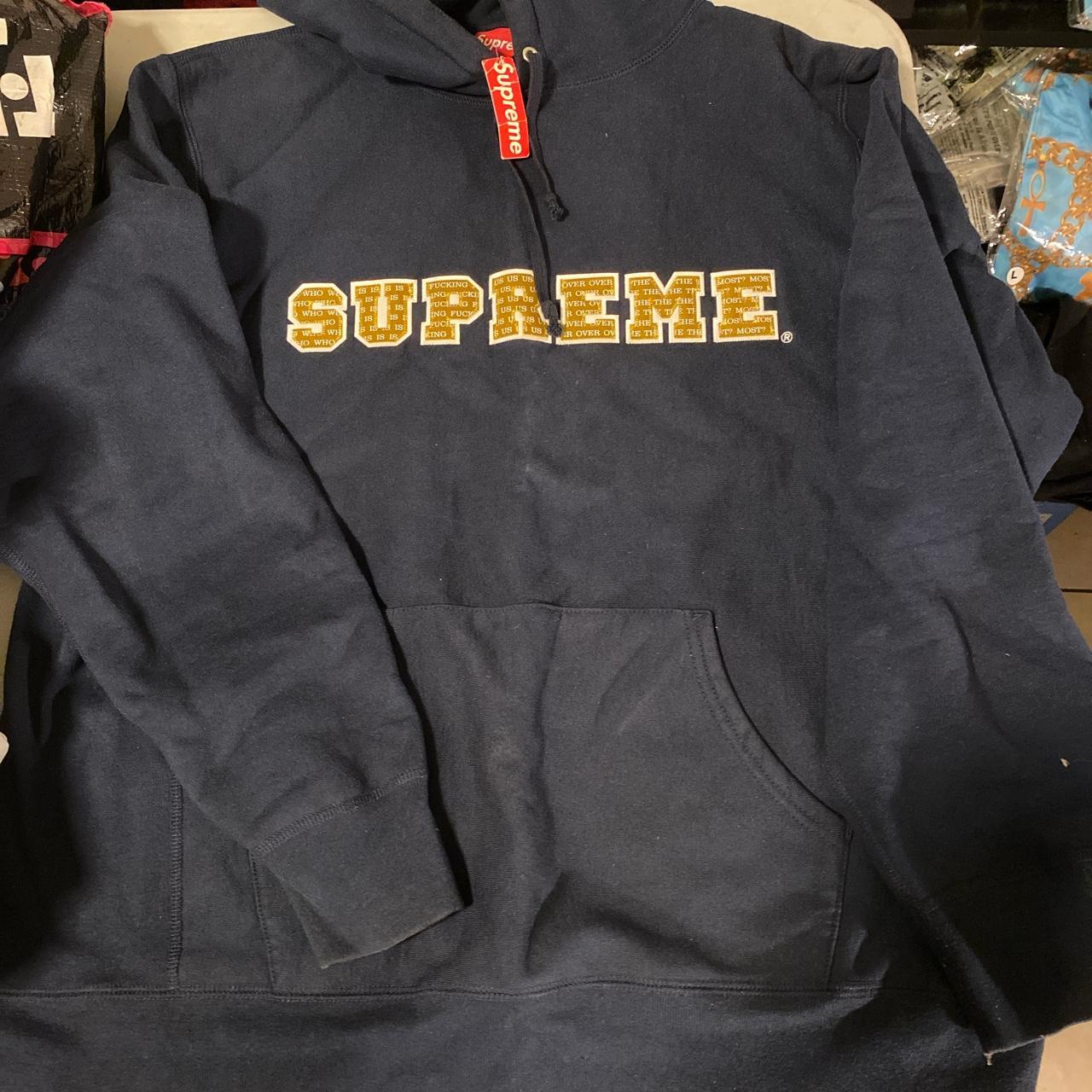 Supreme - SUPREME WHO IS FUCKING US OVER THE MOST HOODIE
