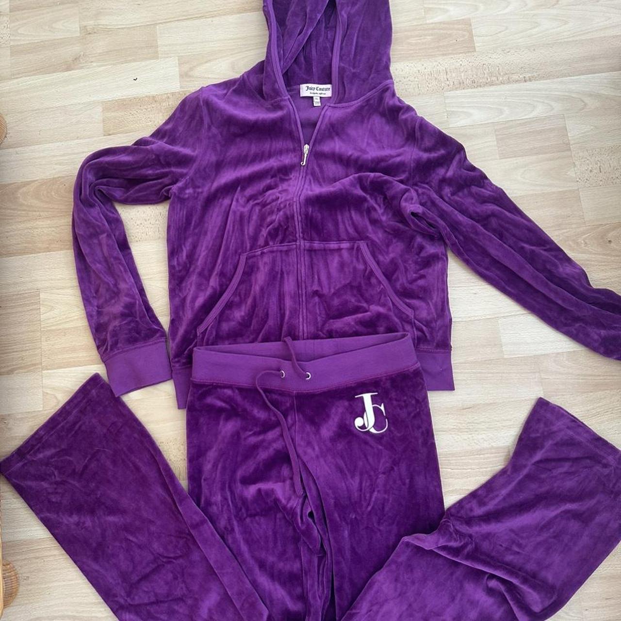 Juicy couture tracksuit top top XL Bottoms... Depop