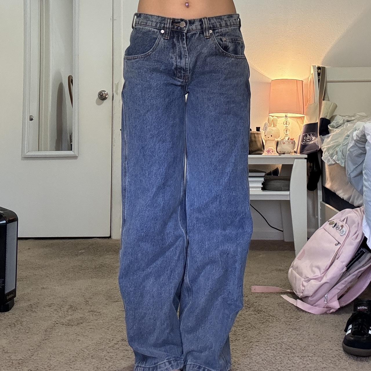 UNIF X Jeans Perfect low rise baggy jeans!! Barely... Depop