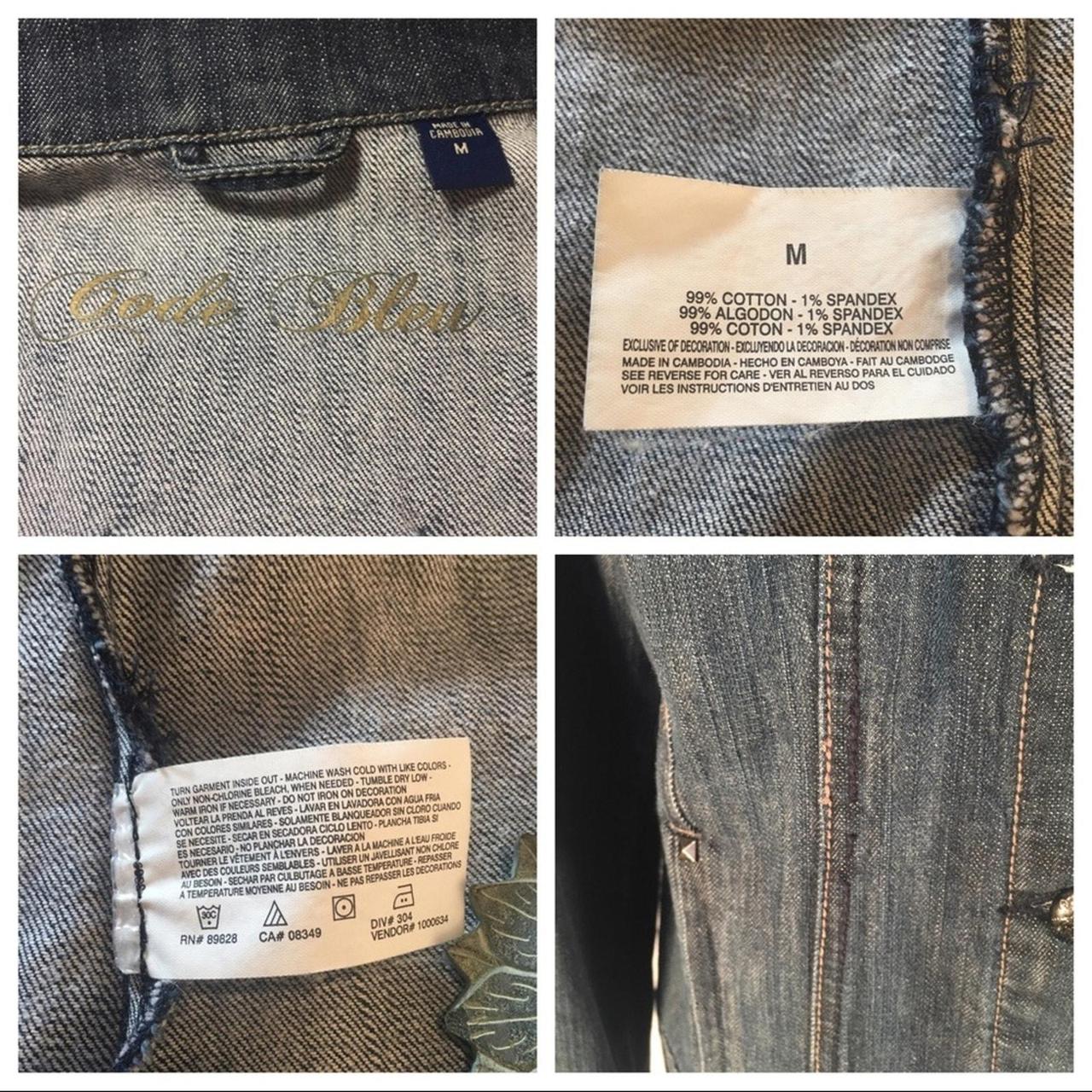 Code Bleu Women's Cotton Jacket - Blue - M – CODE… - image 8