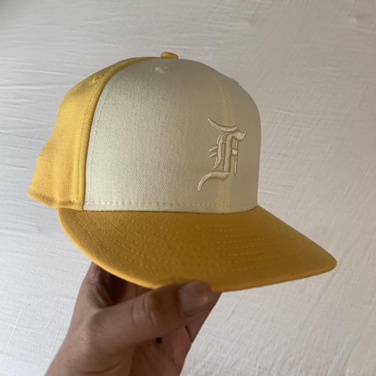 Fear of God New Era Fitted Cap Hat Vintage Gold