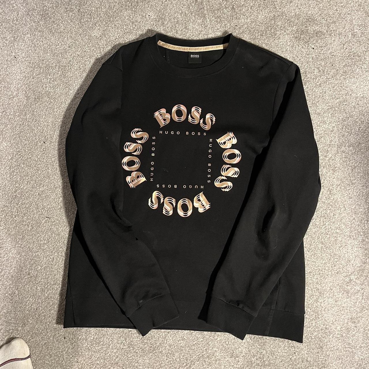 Grey Hugo Boss Gold Tracksuit Tracksuit Hoodie Black And Gold Hugo