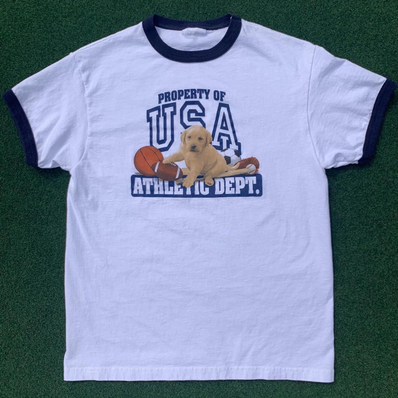 Vintage Nike Athletic Department t-shirt COND: - Depop