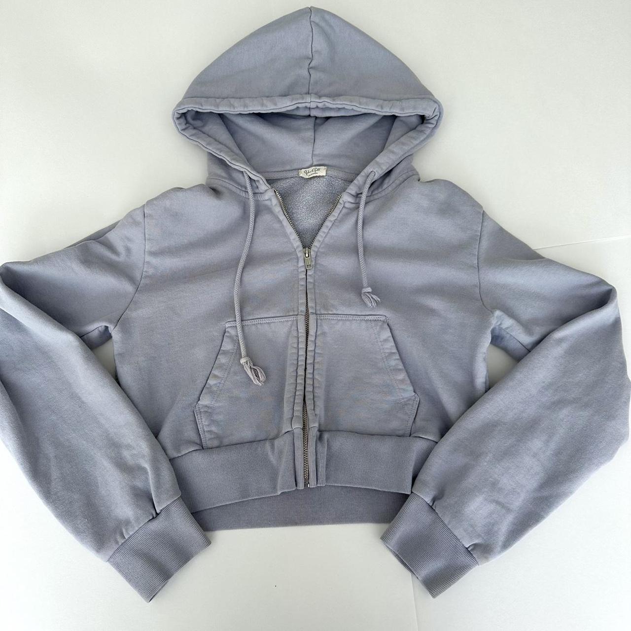 Periwinkle crystal hoodie sale