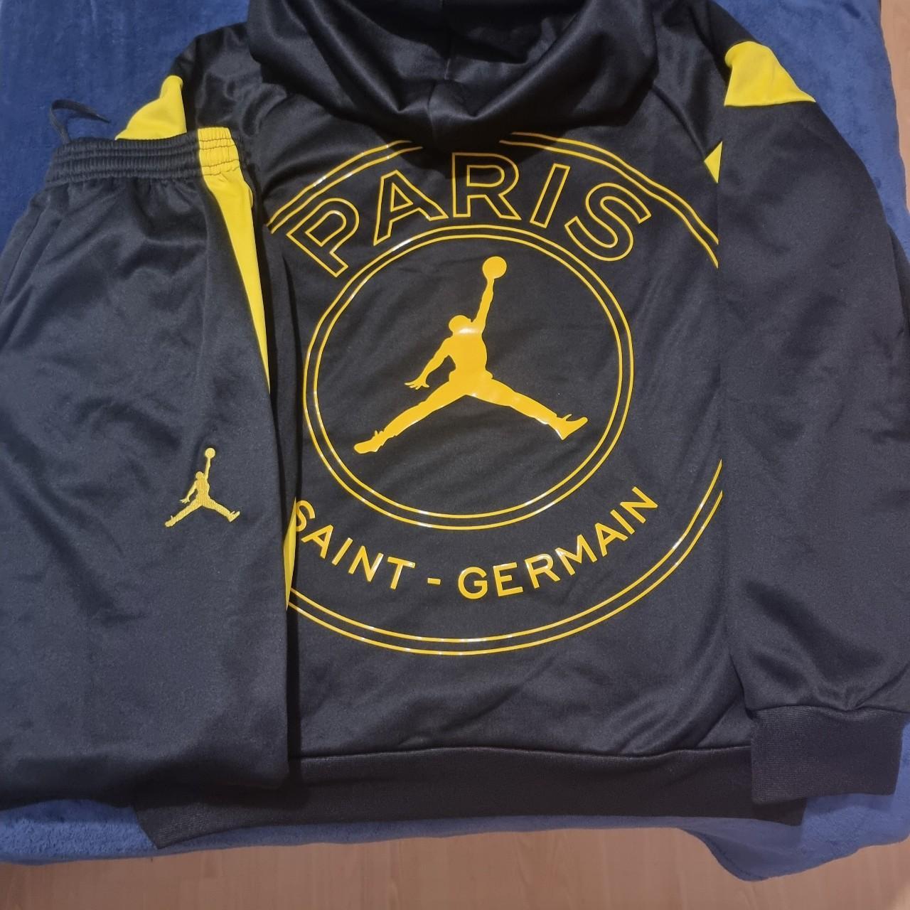 Jordan black and yellow hoodie sale