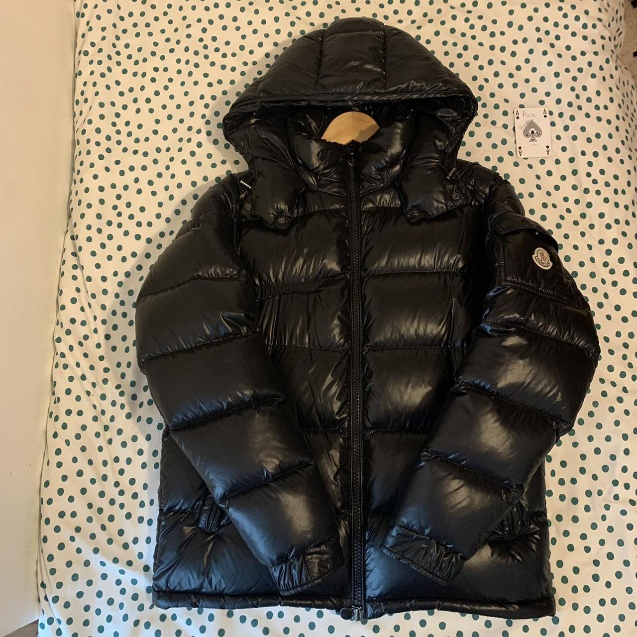 Moncler Maya Jacket - Size: 4 - Colour: Black -... - Depop