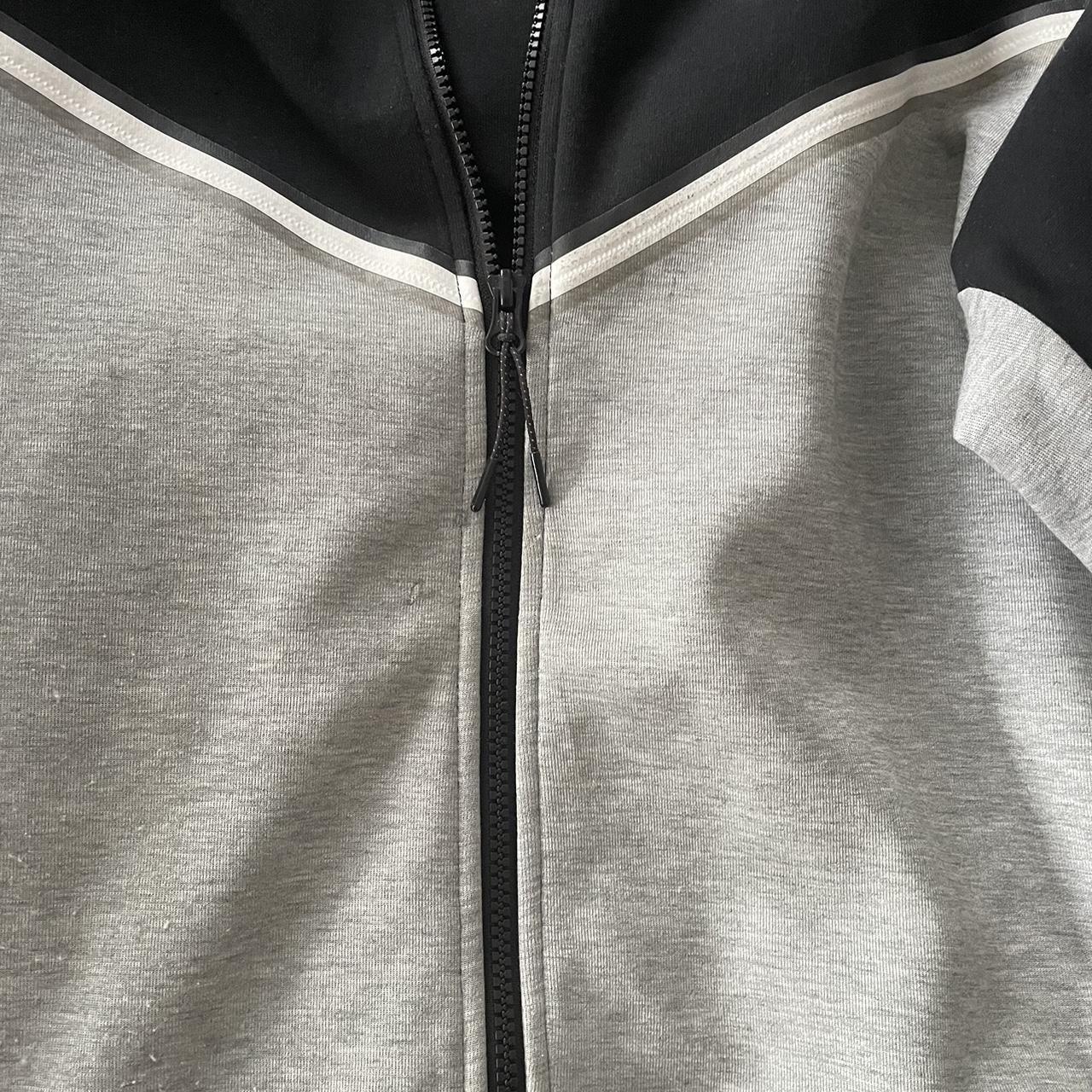 Nike tech fleece black and grey tracksuit New... - Depop