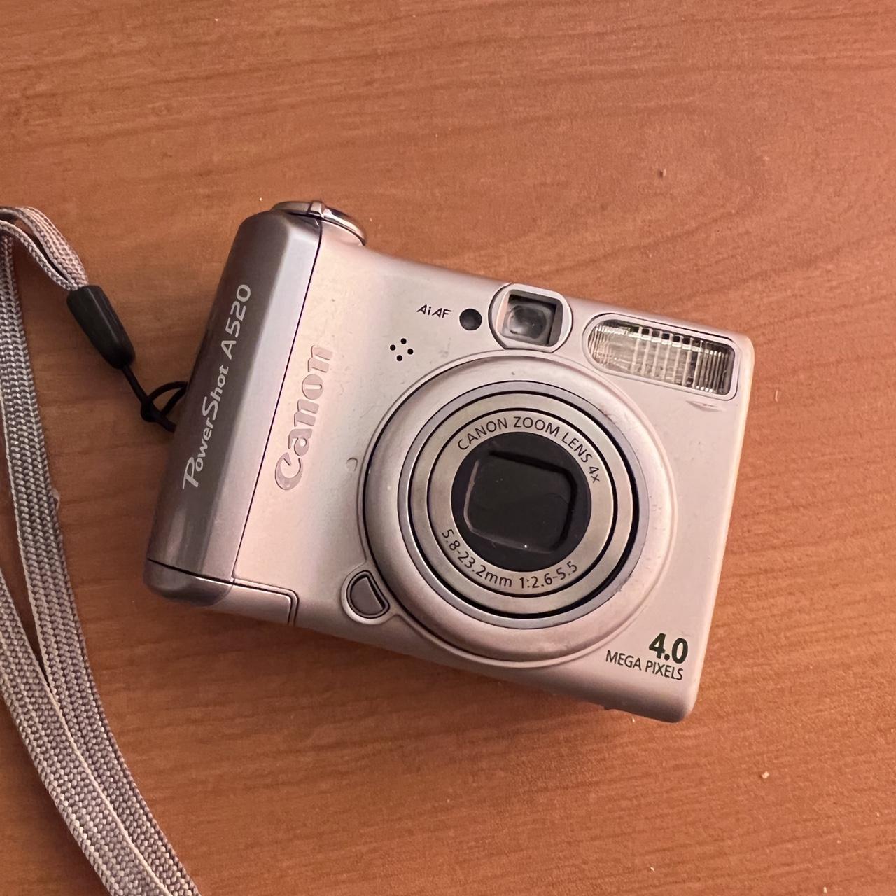 Canon PowerShot A520 Gray Compact 4.0 MP Digital... - Depop