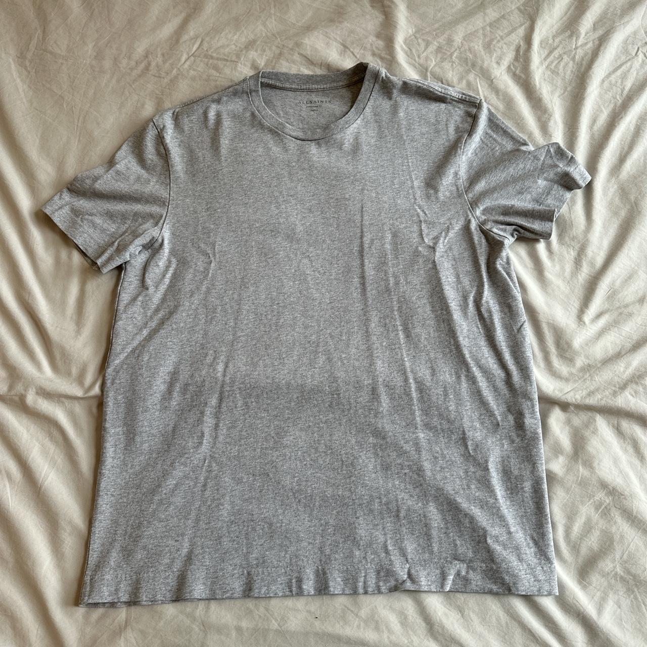 all saints oversized t shirt grey