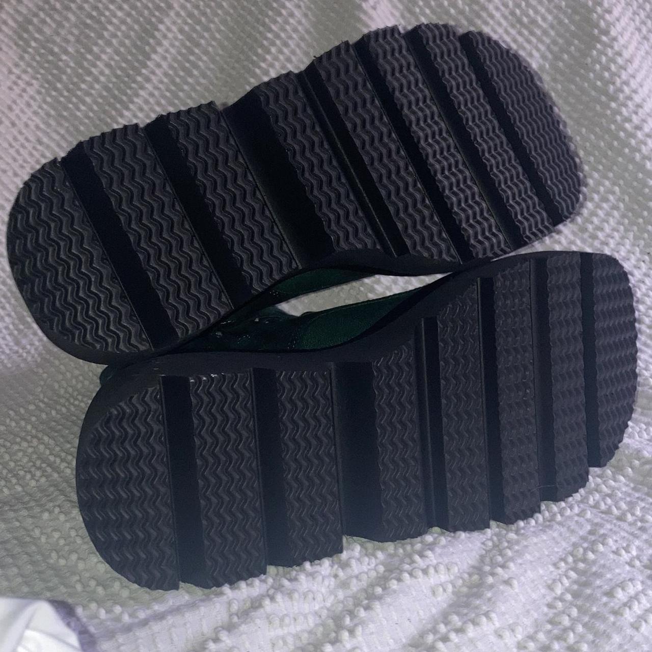 demonia shaker 52 emerald green platform faux suede Depop