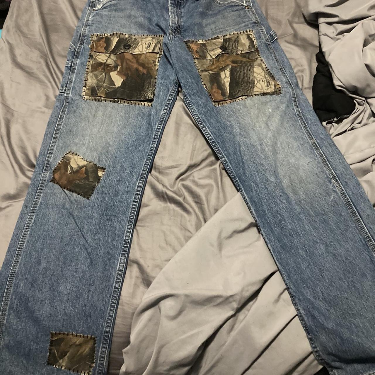 Patched up carrharts by me Size 34 With working