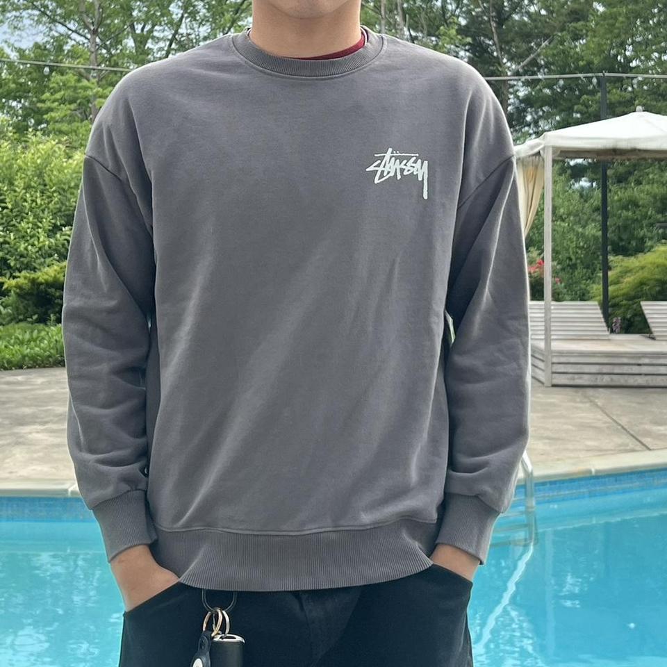 国内発送 送料関税込 STUSSY SMOOTH STOCK CREW PIGMENT DYED Basic Stüssy Crew Pigment Dyed – Elm | Sweats | Stüssy