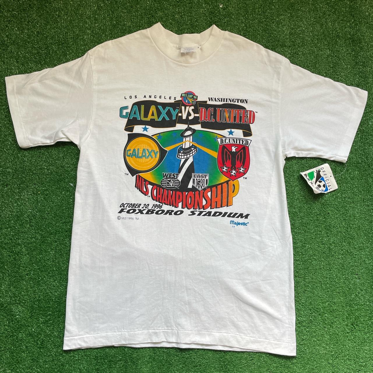 Vintage 1996 mls championship tee! Galaxy vs DC... - Depop