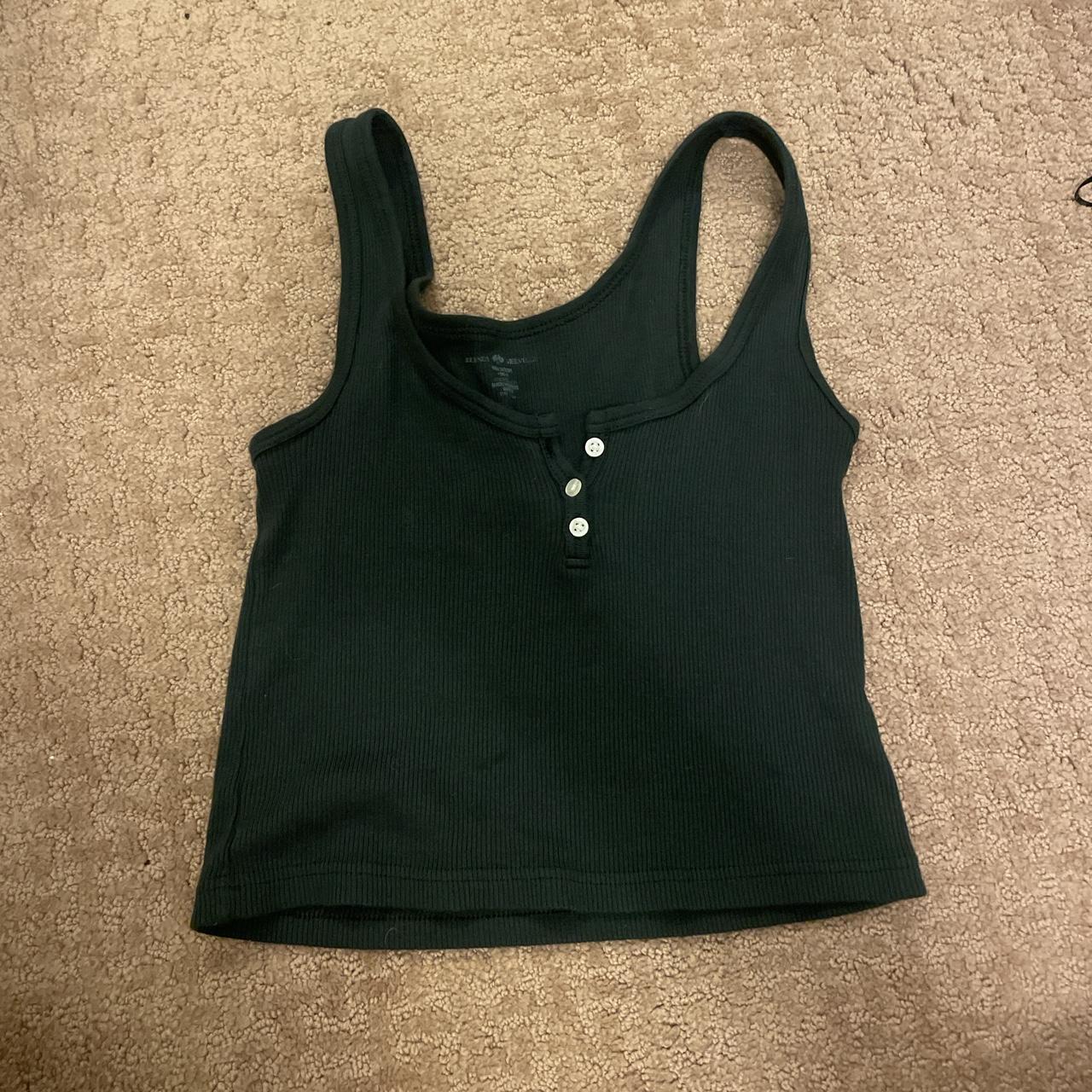 Brandy Melville Women's Green Vest Depop