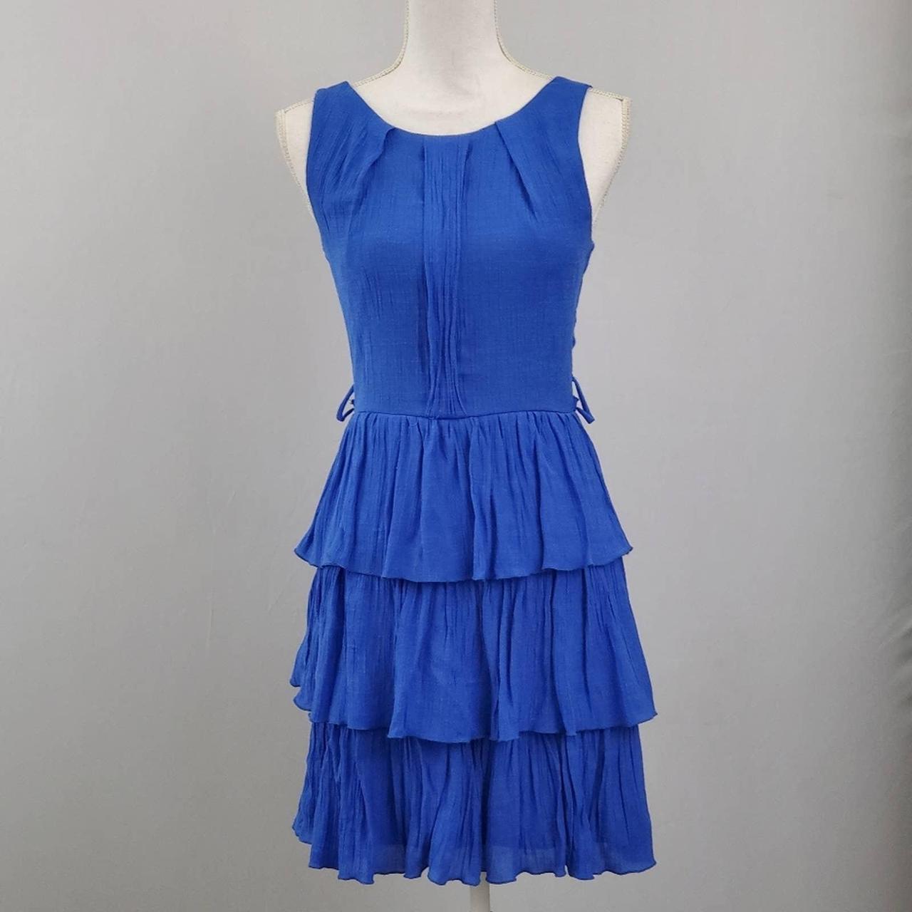 Teeze Me Royal Blue Tiered Ruffled Dress Dress Is Depop 2892