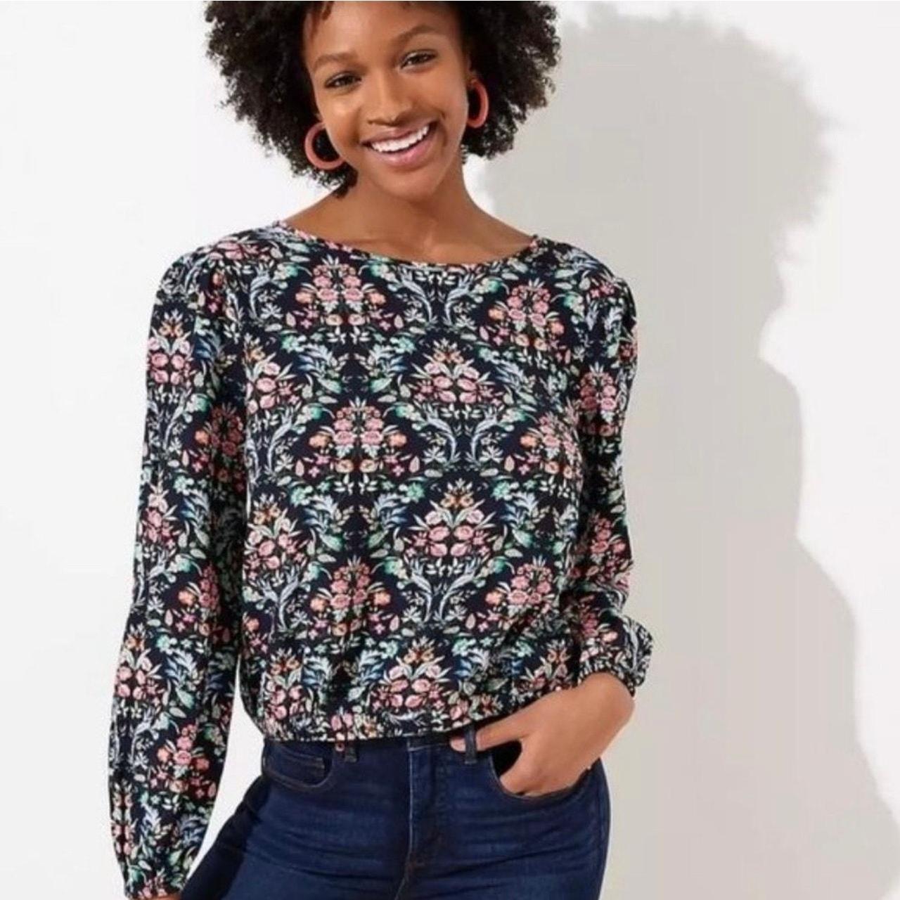 Loft floral blouse hotsell