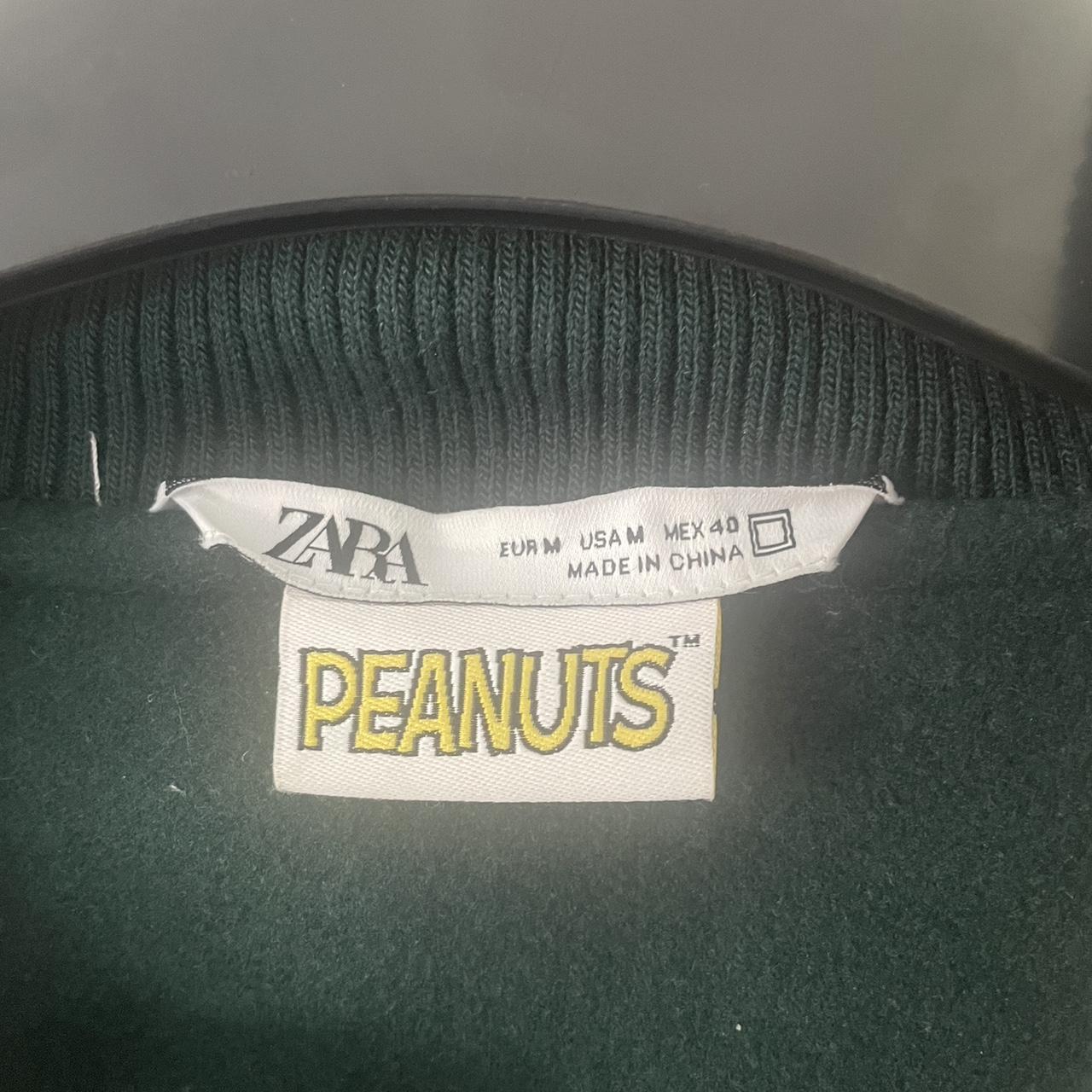 PEANUTS X ZARA VARSITY JACKET. ONLY WORN A HANDFUL... - Depop