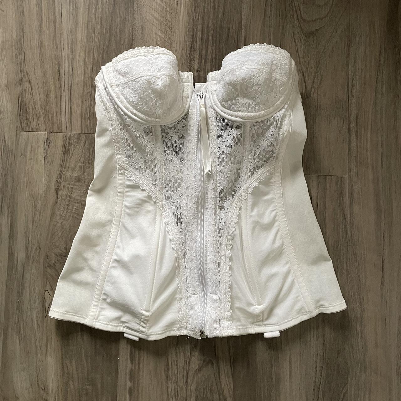 adorable authentic vintage corset top. tagged as... - Depop