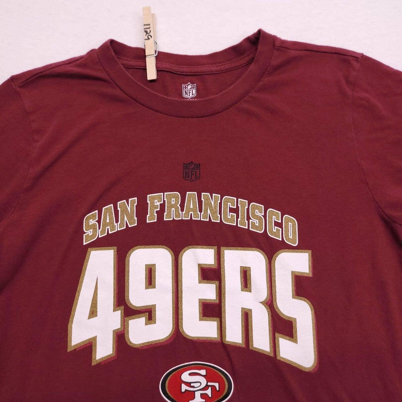 nfl team apparel san francisco 49ers tee - Depop