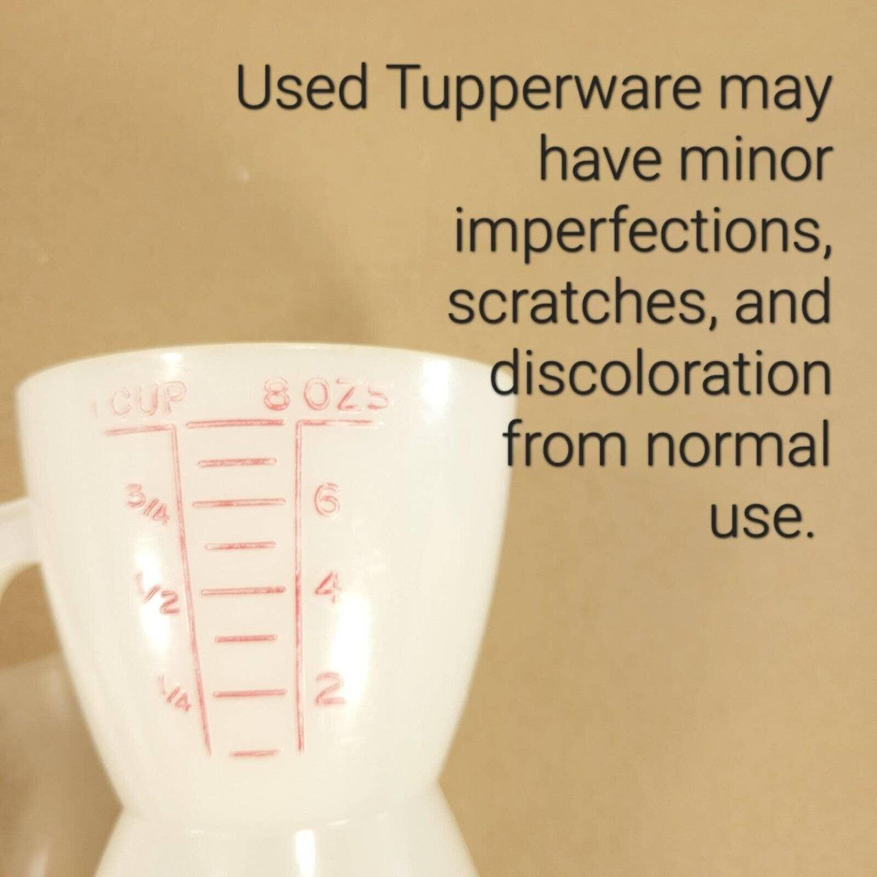 Vintage Set of 6 Tupperware Stacking Measuring Cups - Depop