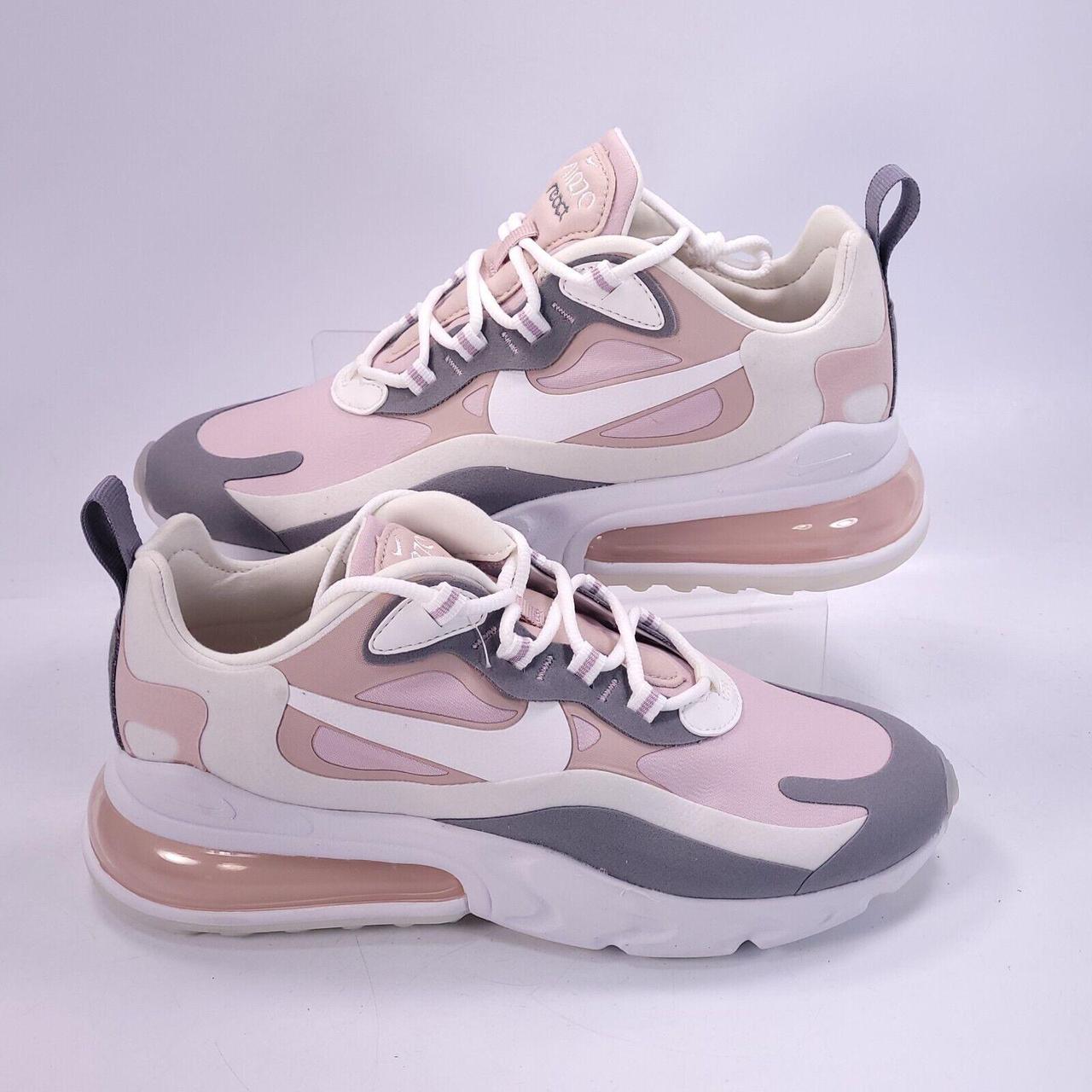 Nike women's air max 270 react plum chalk/summit white best sale