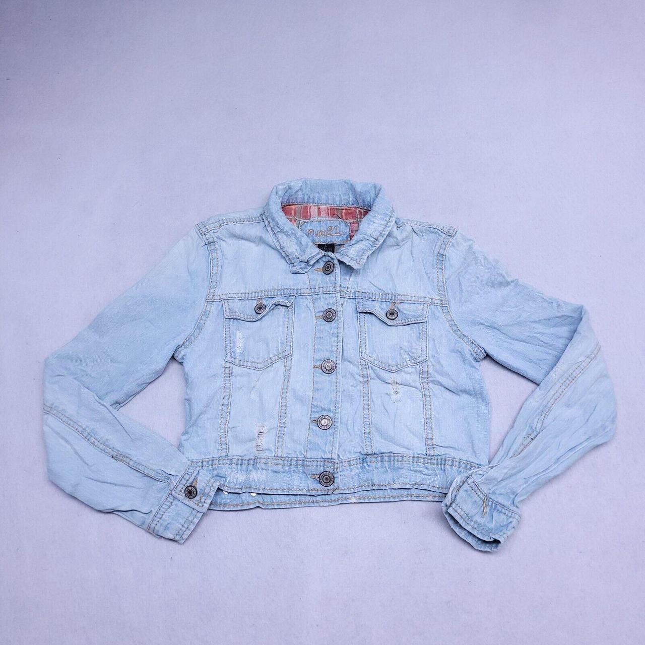 Rue 21 Button Up Long Sleeve Denim Jean Jacket